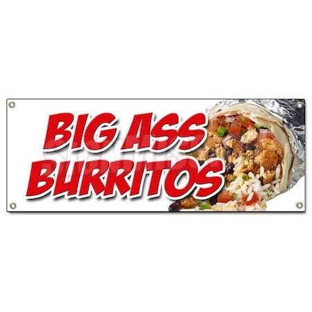 Signmission BIG A* BURRITOS BANNER SIGN huge large extra enormous meal mexican eat B-Big A Burritos
